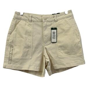 Alpine Design Women's NWT High Rise 5” Inseam Cream‎ Shorts  Sz 6